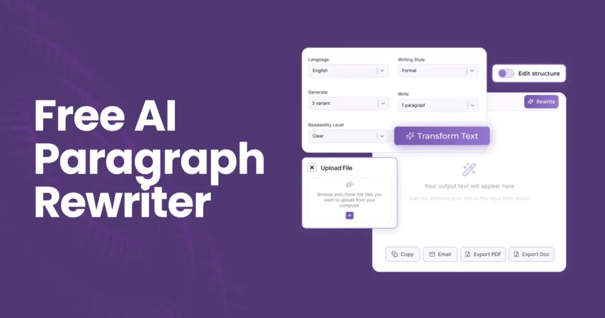 12 Free AI Tools to Rewrite Text and Improve Readability