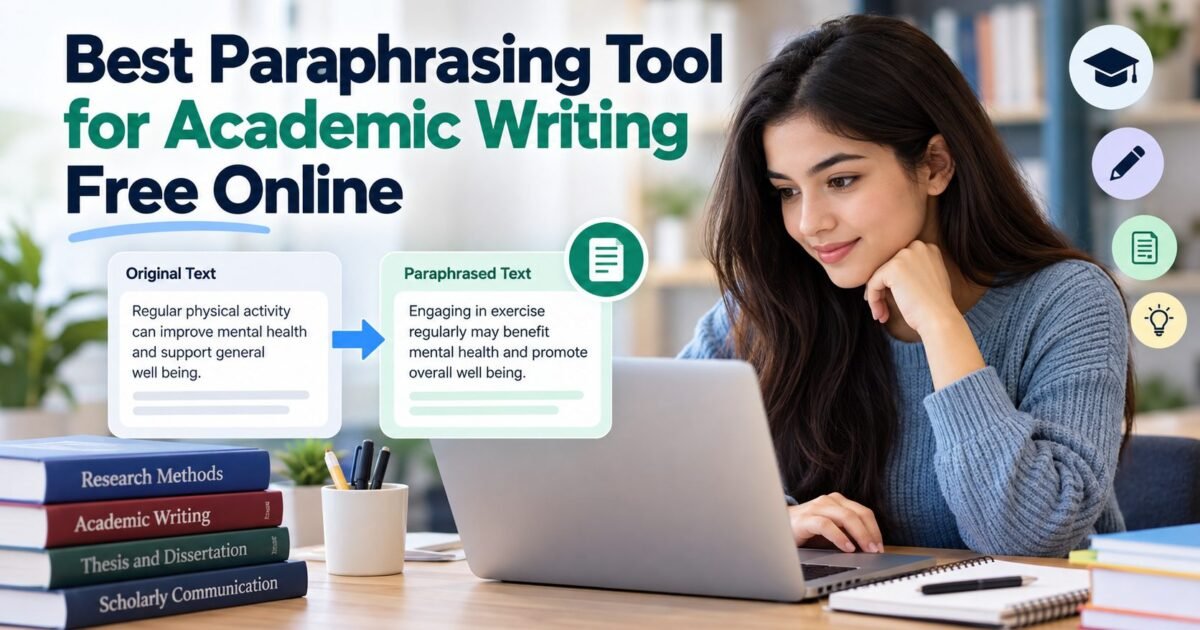 Best Paraphrasing Tool for Academic Writing Free Online